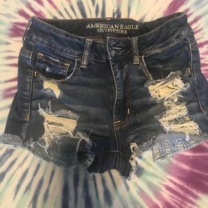 American Eagle High Rise Cutoff Shorts